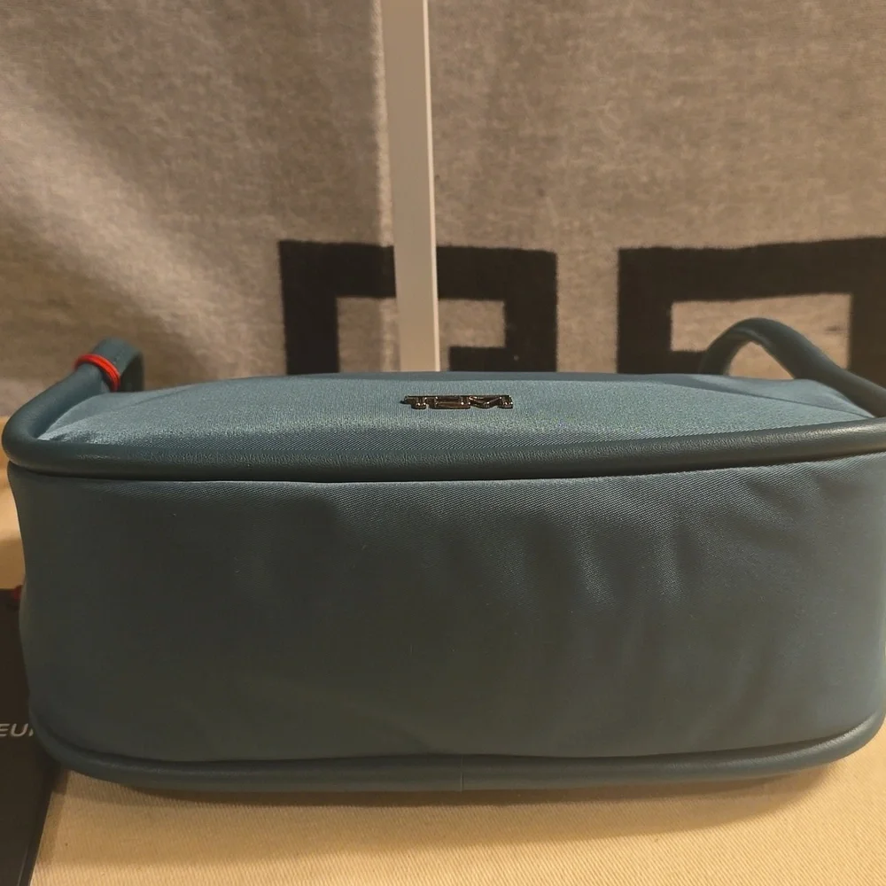 Tumi Voyageur Small Cosmetic Pouch in Deep Teal